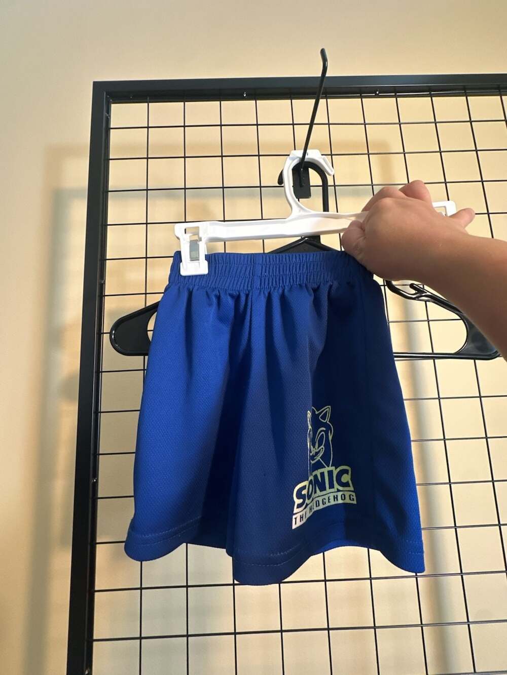 Sonic the Hedgehog Boys Athletic Mesh Shorts, Size 4